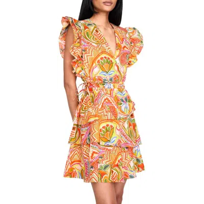 Marie Oliver Genette Dress In Tango In Multi