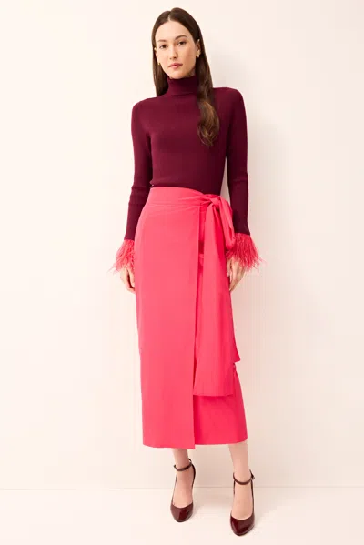 Marie Oliver Georgina Skirt In Red