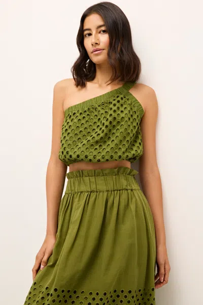 Marie Oliver Giselle Top In Pesto