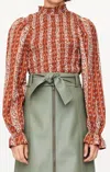 MARIE OLIVER GLENNON TOP IN SEDONA STRIPE