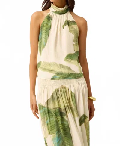 Marie Oliver Goldie Sleeveless Blouse In Beachfront In Multi