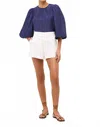 Marie Oliver Harly Three Quarter Sleeve Top In Patriot In Blue