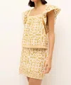 Marie Oliver Hart Top In Sunflower In Yellow