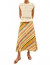 Marie Oliver Hatley Stripe Midi Skirt In Villa In Multi