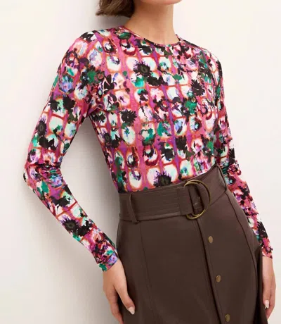 Marie Oliver Hazel Top In Jasmine Trellis