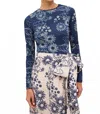 Marie Oliver Hazel Top In Orion In Blue