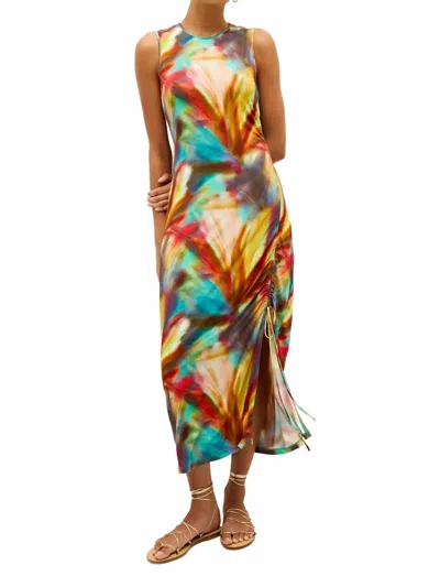 Marie Oliver Ilana Figure-hugging Midi Dress In Fauna In Multi