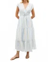 Marie Oliver Indy Maxi Dress In Agua In Neutral