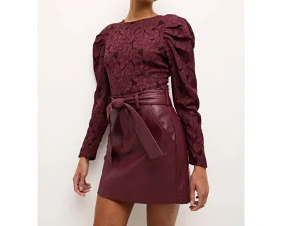Marie Oliver Ingrid Top In Merlot