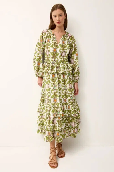 Marie Oliver Irving Dress In Green
