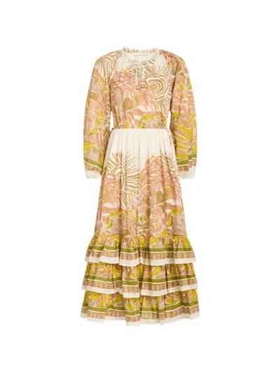 Marie Oliver Irving Maxi Dress In Yellow