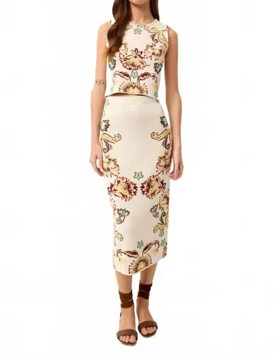 Marie Oliver Janis Midi Skirt In Veranda In Multi