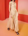 Marie Oliver Jayda Dress In Taupe In Grey