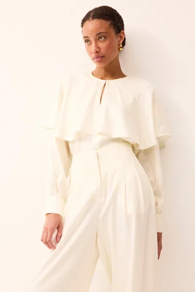 Marie Oliver Jayne Blouse In Neutral