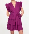 Marie Oliver Jazleen Dress In Berry In Pink