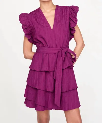 Marie Oliver Jazleen Dress In Berry
