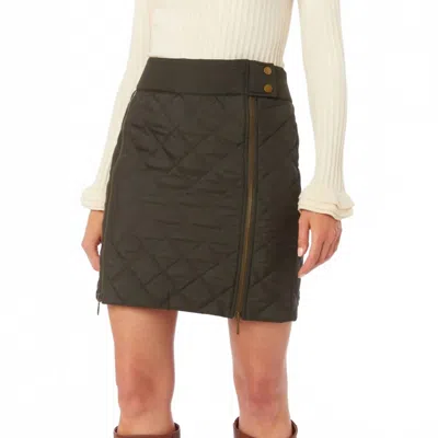 Marie Oliver Jette Quilted Skirt In Army In Green
