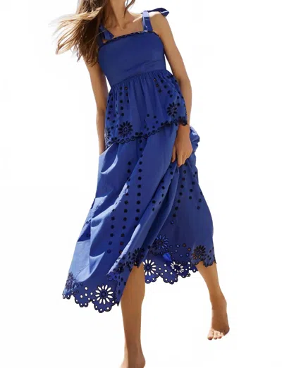Marie Oliver Jolly Top In Iris In Blue