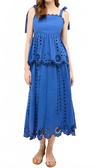 Marie Oliver Jolly Top In Iris In Blue