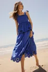 Marie Oliver Vandy Skirt In Iris In Blue