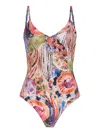 Marie Oliver Juno One Piece Swimsuit In Pink