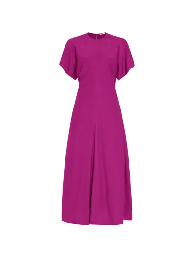 Marie Oliver Kamari Short Sleeve Dress In Purple