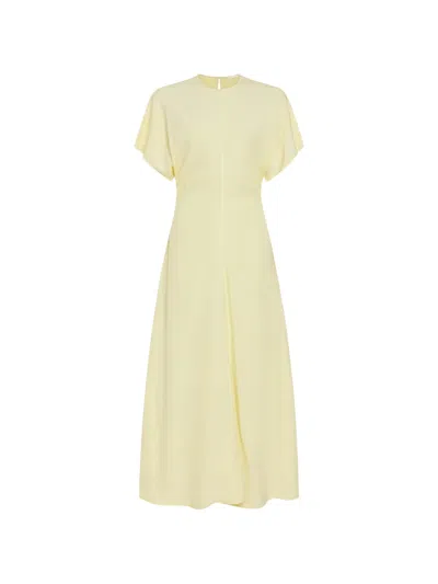 Marie Oliver Kamari Short-sleeve Dress In Yellow