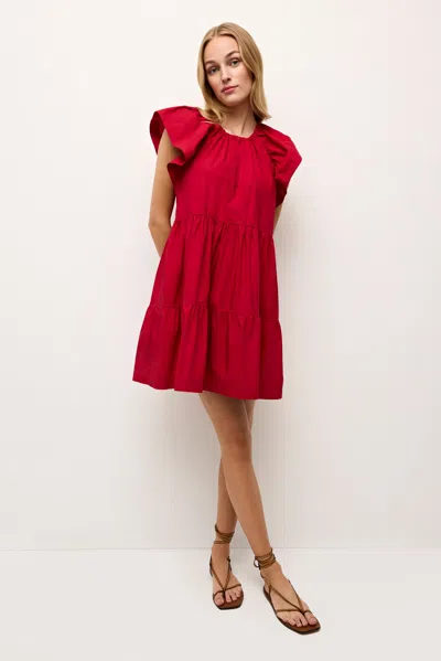 Marie Oliver Kara Dress In Currant
