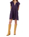 Marie Oliver Kara Dress In Plum In Pink