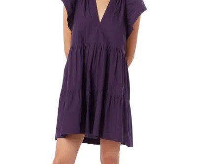 Marie Oliver Kara Dress In Plum In Pink