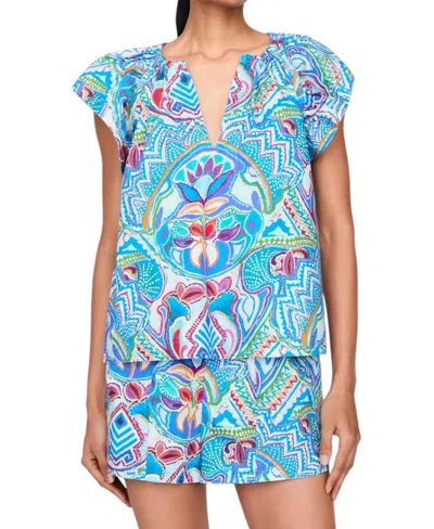 Marie Oliver Kara Top In Morpho In Multi