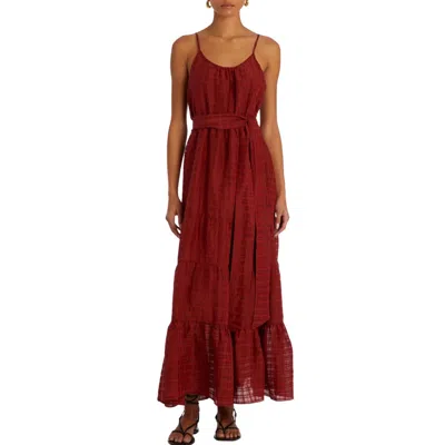 Marie Oliver Kinley Dress In Carmine In Red