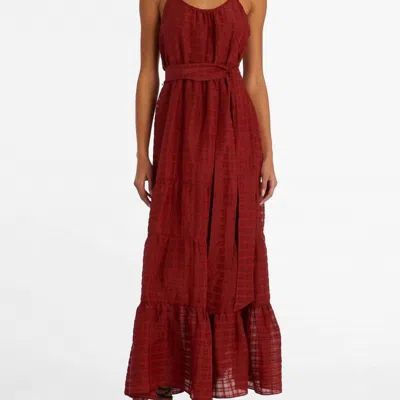 Marie Oliver Kinley Dress In Carmine In Red