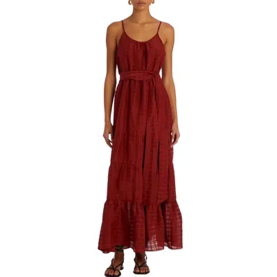 Marie Oliver Kinley Maxi Dress In Carmine In Red