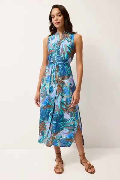Marie Oliver Kirkley Dress In Blue