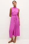 Marie Oliver Kirkley Midi Dress In Viola In Pink