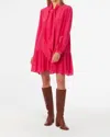 MARIE OLIVER KITTY DRESS IN ROUGE