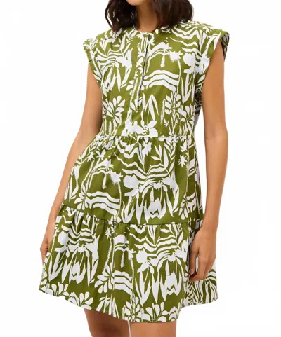 Marie Oliver Lachlan Slip Mini Dress In Emerald Whisper In Green