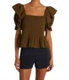 Marie Oliver Lala Top In Green