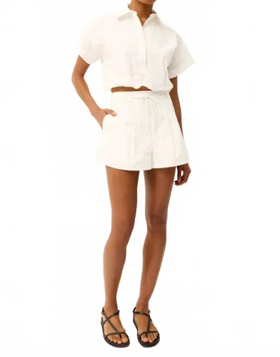 Marie Oliver Lander High Waist Shorts In Optic In Multi