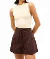 Marie Oliver Lander Shorts In Java In Brown