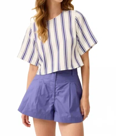 Marie Oliver Lander Shorts In Skipper In Blue