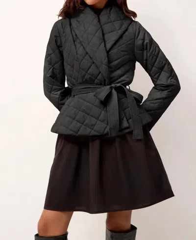 Marie Oliver Lark Quilted Jacket In Black