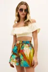 Marie Oliver Larson Short In Multi