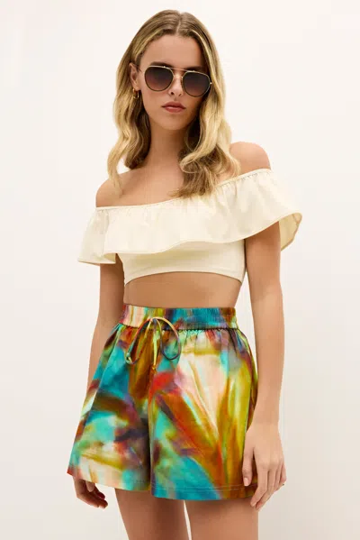 Marie Oliver Larson Short In Multi