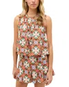 Marie Oliver Letta Floral-print Top In Multi