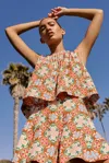 Marie Oliver Letta Floral-print Top In Multi