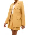 Marie Oliver Lindel Jacket In Mustard In Yellow