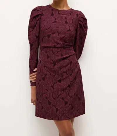 Marie Oliver Livia Dress In Merlot