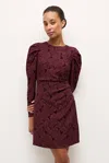 Marie Oliver Livia Dress In Merlot